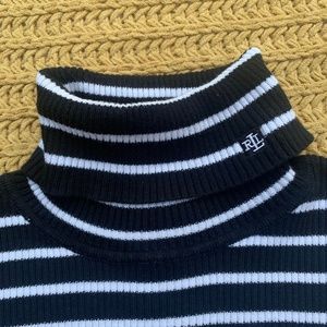 Ralph Lauren Sweaters - Ralph Lauren Black & White Turtleneck Sweater Ralph Lauren Sweaters - Ralph Lauren Black & White Turtleneck Sweater
